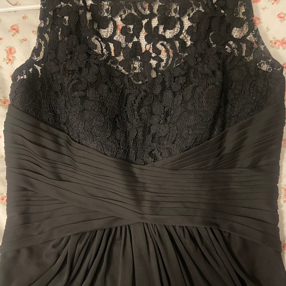 Black David’s Bridal dress